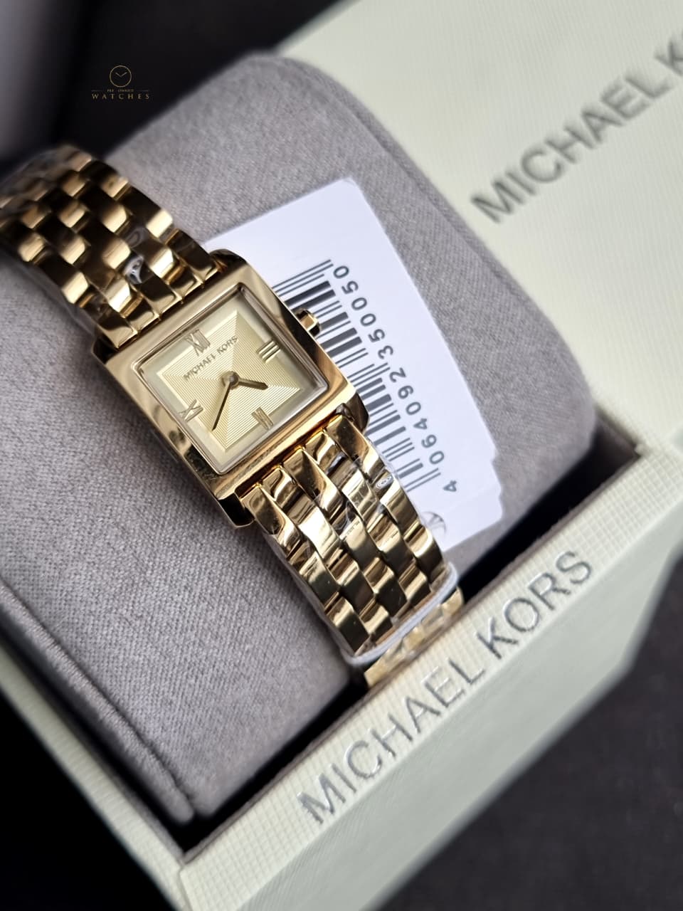 Michael Kors Micro Georgie Gold Dial Ladies Watch – MK4931 - Image 3