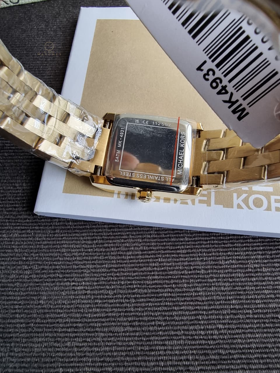 Michael Kors Micro Georgie Gold Dial Ladies Watch – MK4931 - Image 5