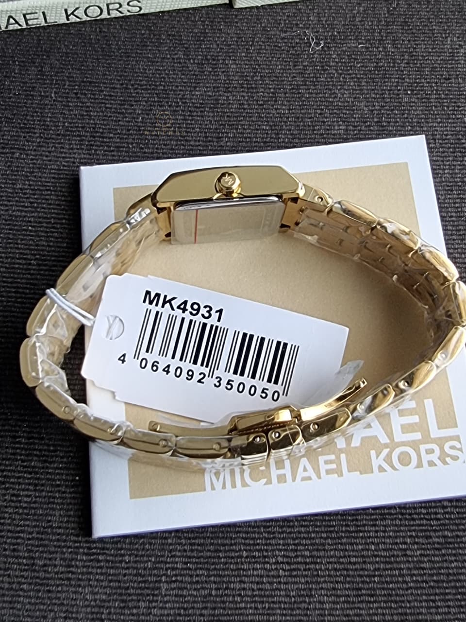Michael Kors Micro Georgie Gold Dial Ladies Watch – MK4931 - Image 6