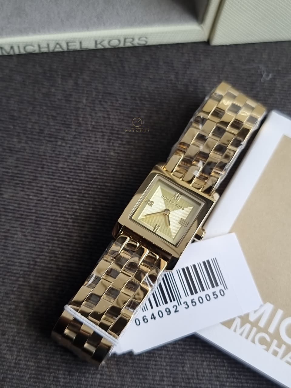 Michael Kors Micro Georgie Gold Dial Ladies Watch – MK4931 - Image 7