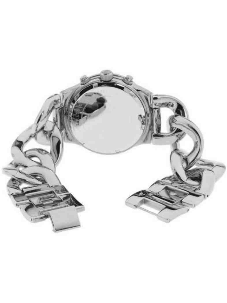 Michael Kors MK3149 Women's Runway Chronograph Twist Chain Steel Bracelet Watch - Image 2