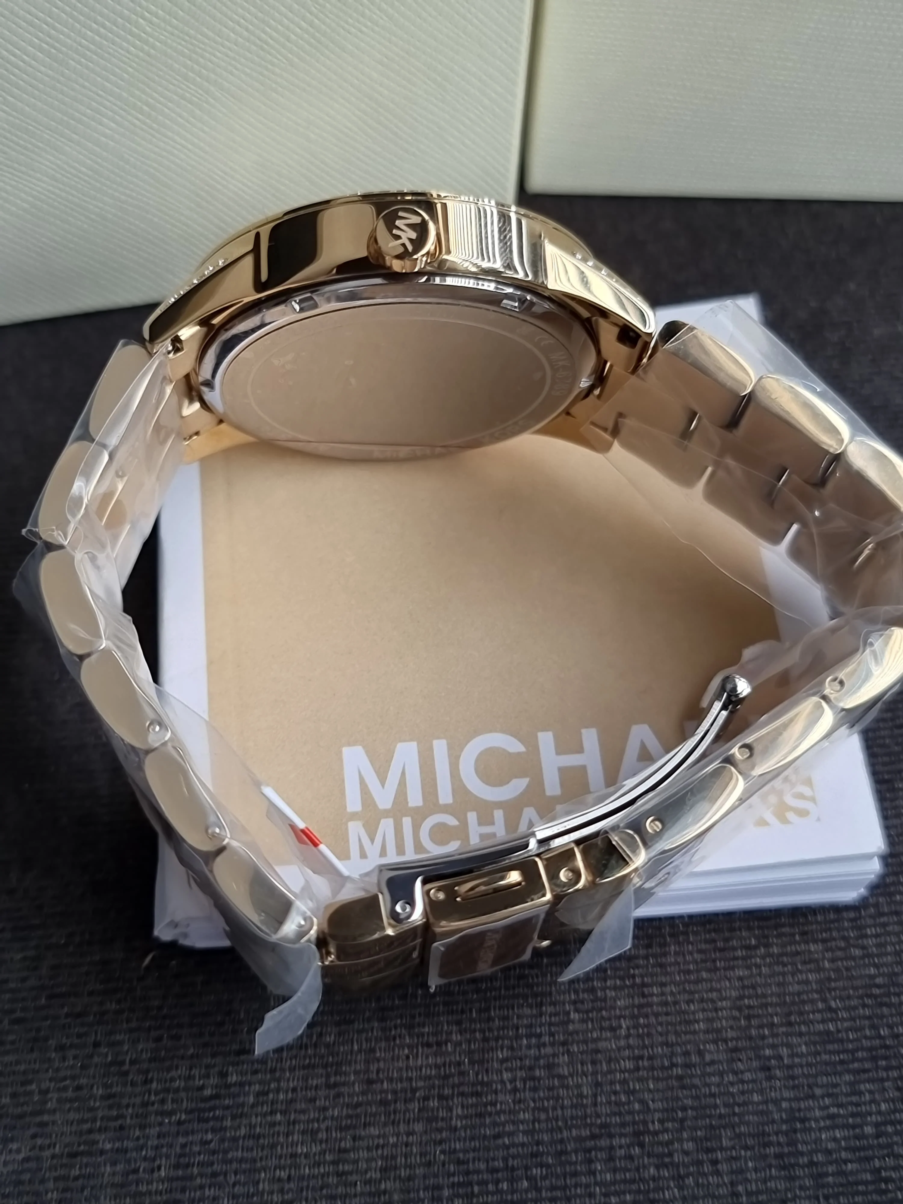 Michael Kors MK6789 Bradshaw Gold Tone Stainless Steel Pave Glitz Women's 42 mm - Image 2