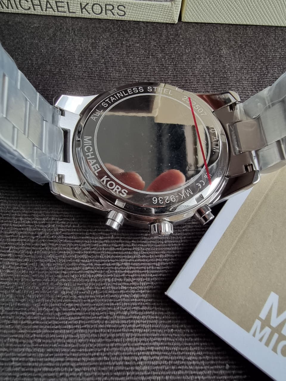 Michael Kors MK9236 Men's Watch Black Dial Stainless Steel 44mm - Image 5