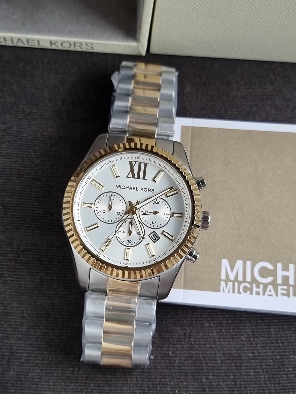 Michael Kors MK9236 Men's Watch Black Dial Stainless Steel 44mm - Image 6