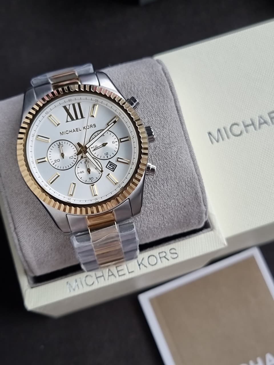 Michael Kors MK9236 Men's Watch Black Dial Stainless Steel 44mm - Image 7