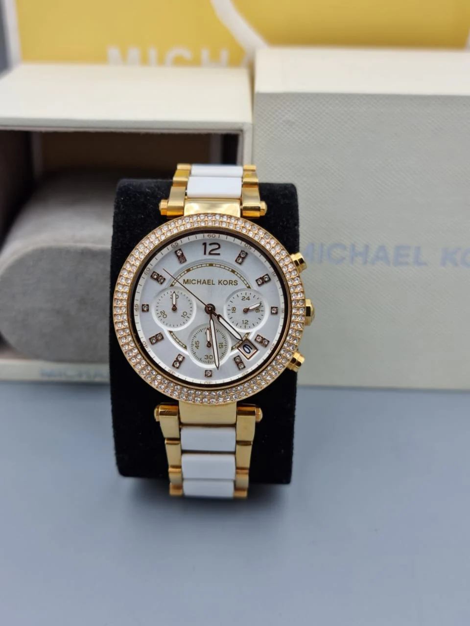 MICHAEL KORS Parker Chronograph Quartz White Dial Ladies Watch MK5774 - Image 2