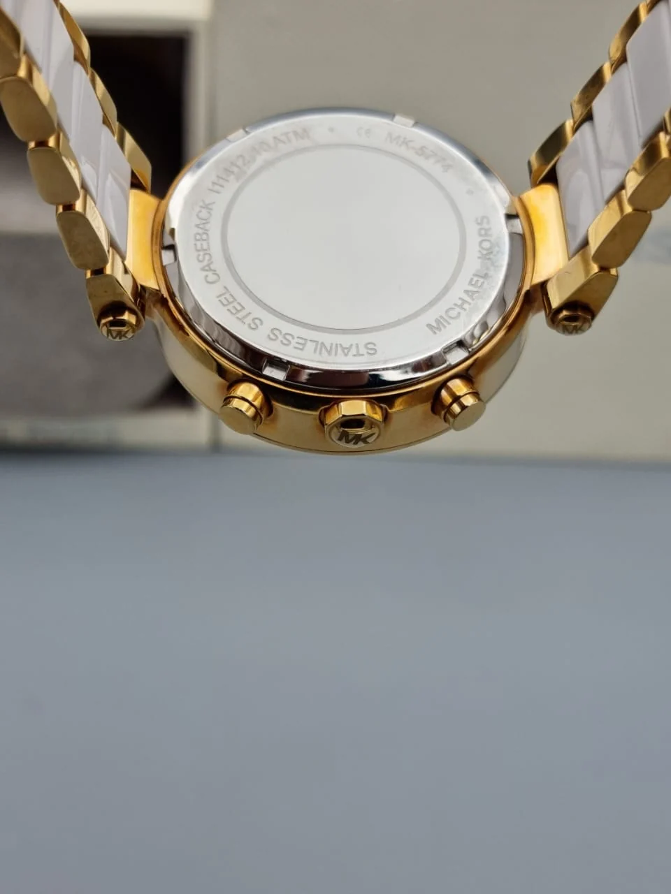 MICHAEL KORS Parker Chronograph Quartz White Dial Ladies Watch MK5774 - Image 4