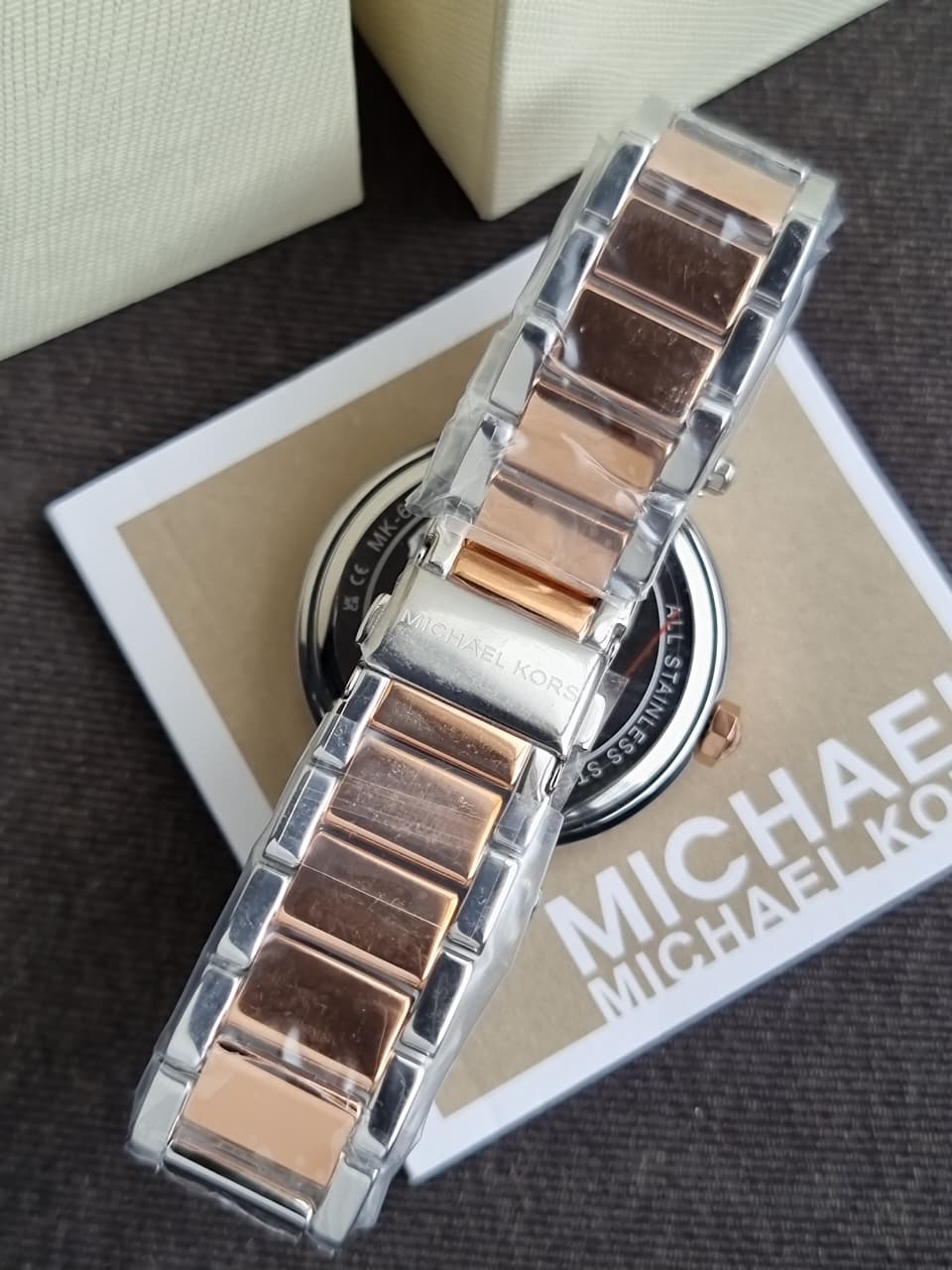 Michael Kors Parker Multifunction Two-Tone Watch – MK6301 - Image 7
