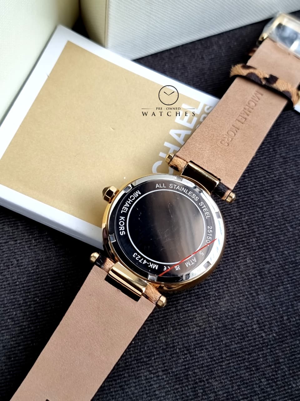 MICHAEL KORS Parker Quartz Crystal Black Dial Ladies Watch MK4723 - Image 3