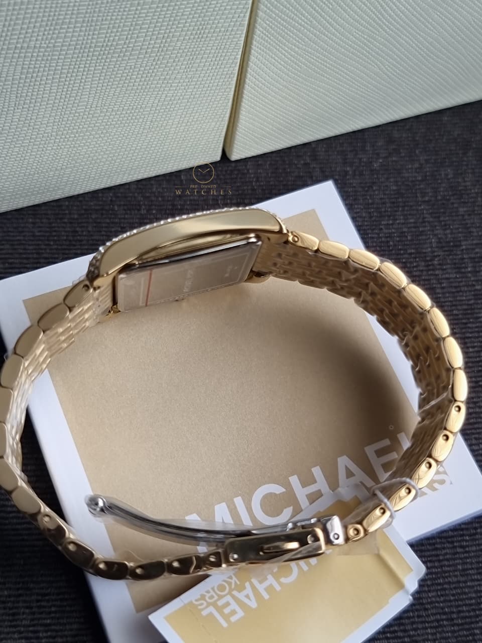 Michael Kors Ritz Rose Gold Crystal Dial Ladies Watch – MK4826 - Image 3