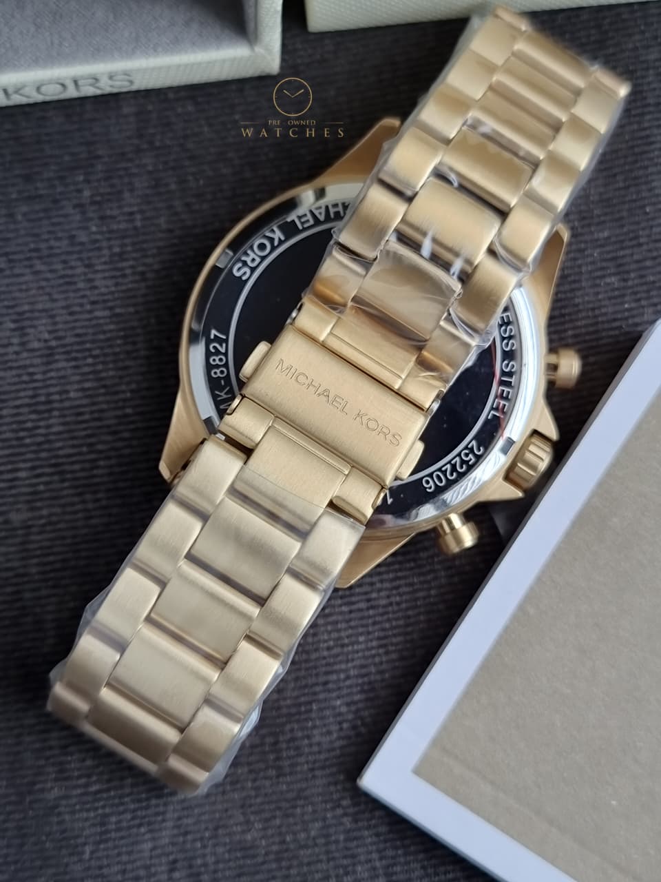 Michael Kors Runway Bronze Chronograph Stainless Steel Men's Watch – MK8827 - Image 6