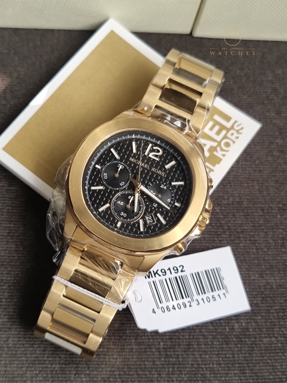 Michael Kors Sage Gold Watch Black Dial 42mm MK9192 - Image 4