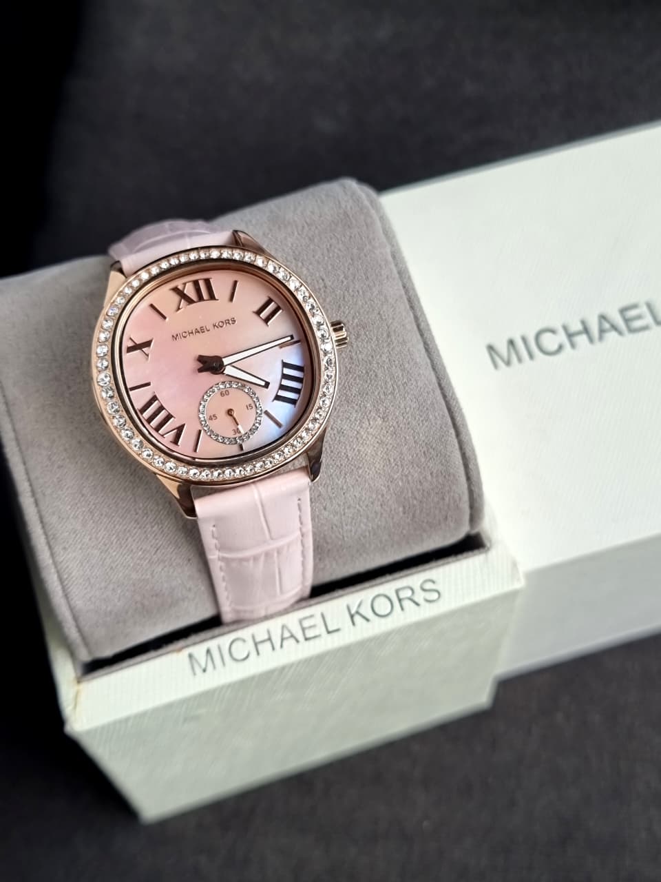 MICHAEL KORS Sage Pave Mother of Pearl Dial Ladies Watch MK4820 - Image 2