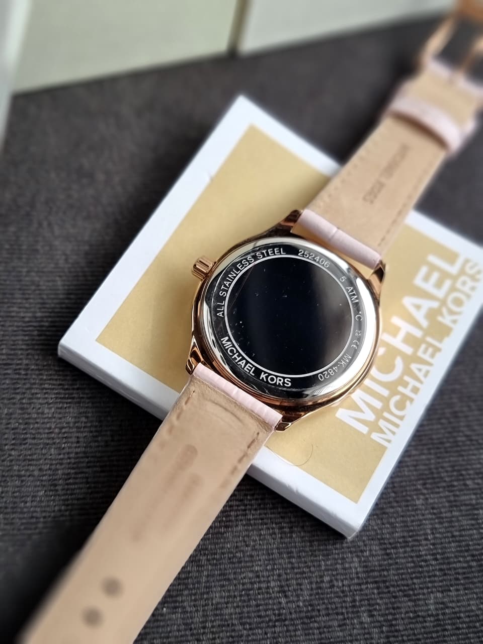 MICHAEL KORS Sage Pave Mother of Pearl Dial Ladies Watch MK4820 - Image 3