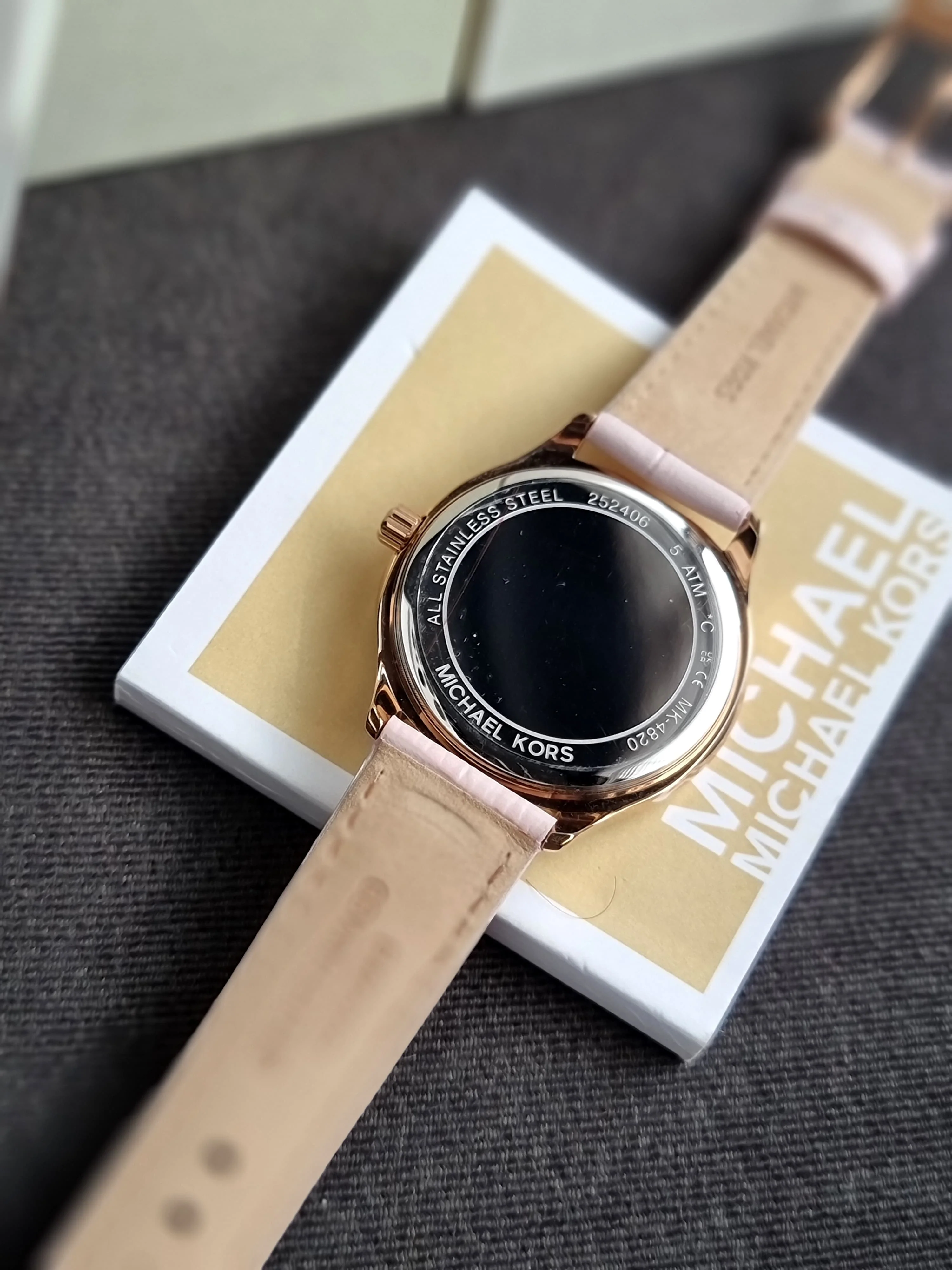 MICHAEL KORS Sage Pave Mother of Pearl Dial Ladies Watch MK4820 - Image 7