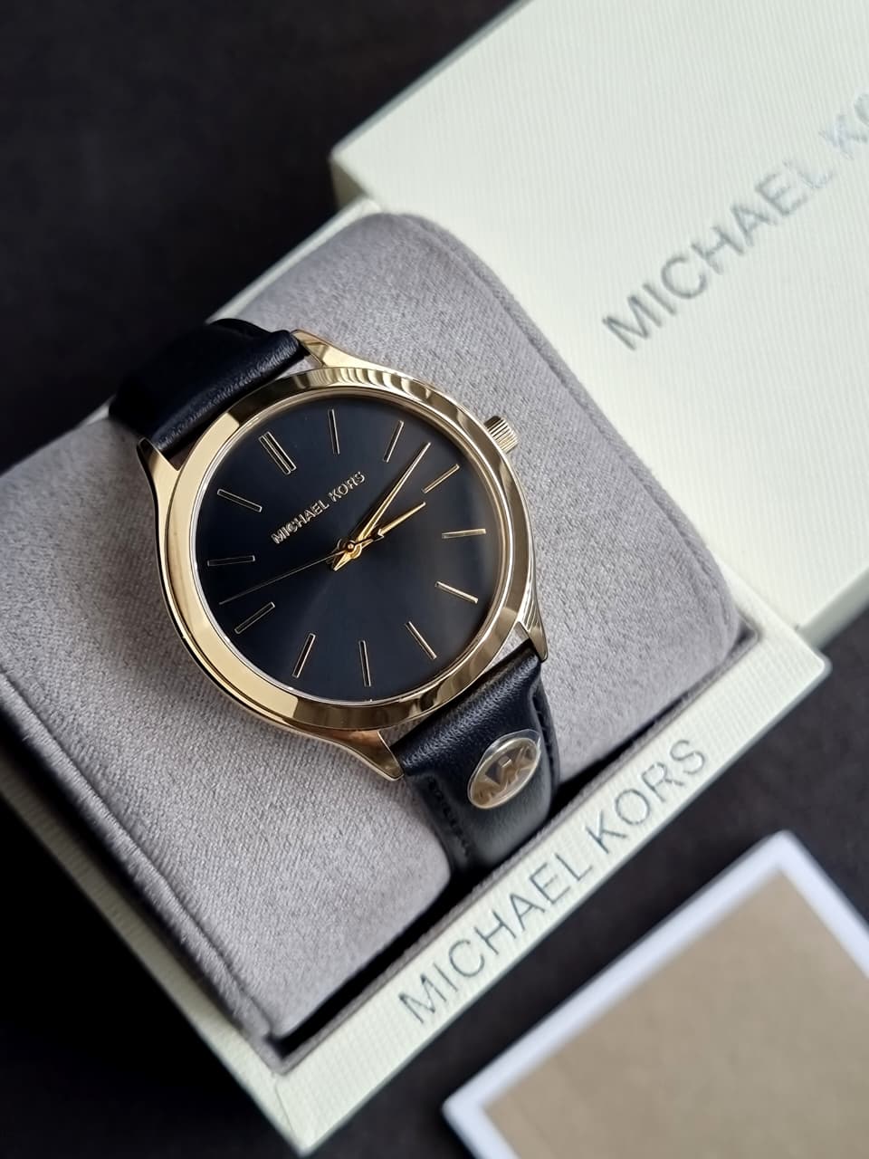 Michael Kors Slim Runway MK7553 Women's Watch – Black Dial, Stainless Steel, Quartz - Image 2