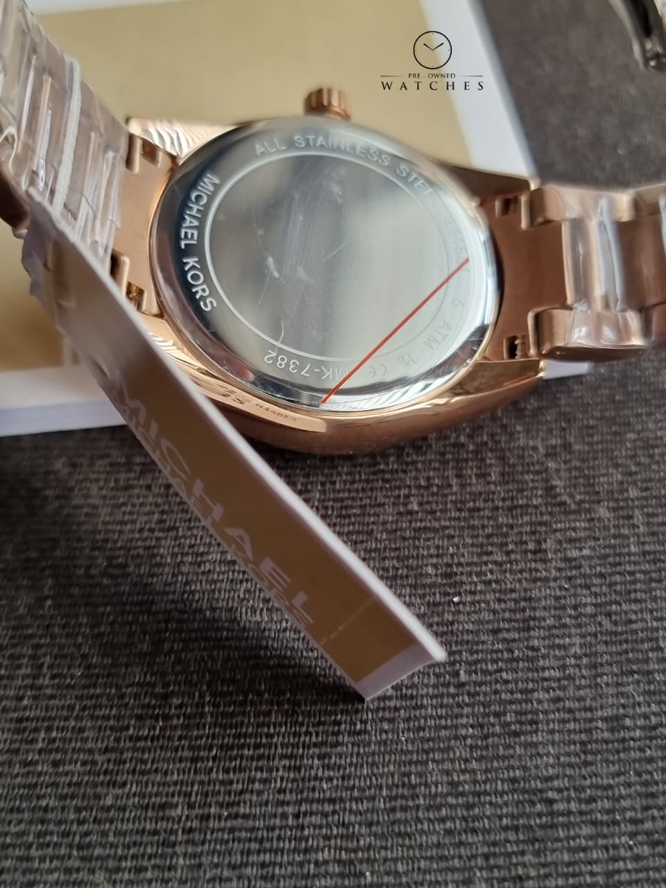 Michael Kors Watch MK7382 Janelle Collection for Women, Rose Gold and Burgundy, Glam - Image 7