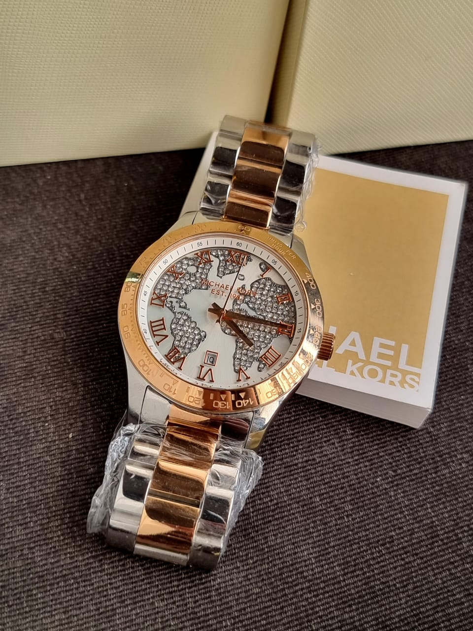 Michael Kors White/Rose gold colored steel Ø44 mm MK6129 - Image 3