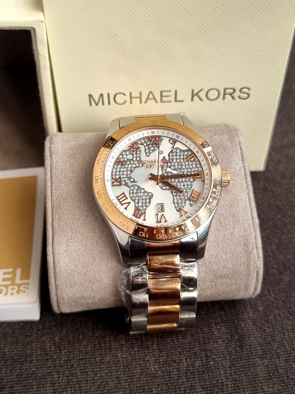 Michael Kors White/Rose gold colored steel Ø44 mm MK6129 - Image 5