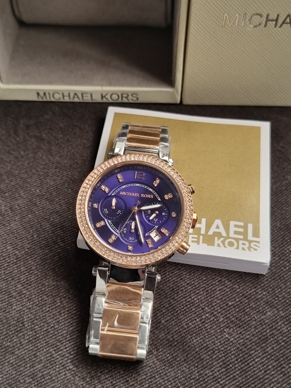 Michael Kors Women’s Analog Stainless Steel Blue Dial 39mm Watch MK6141 - Image 4