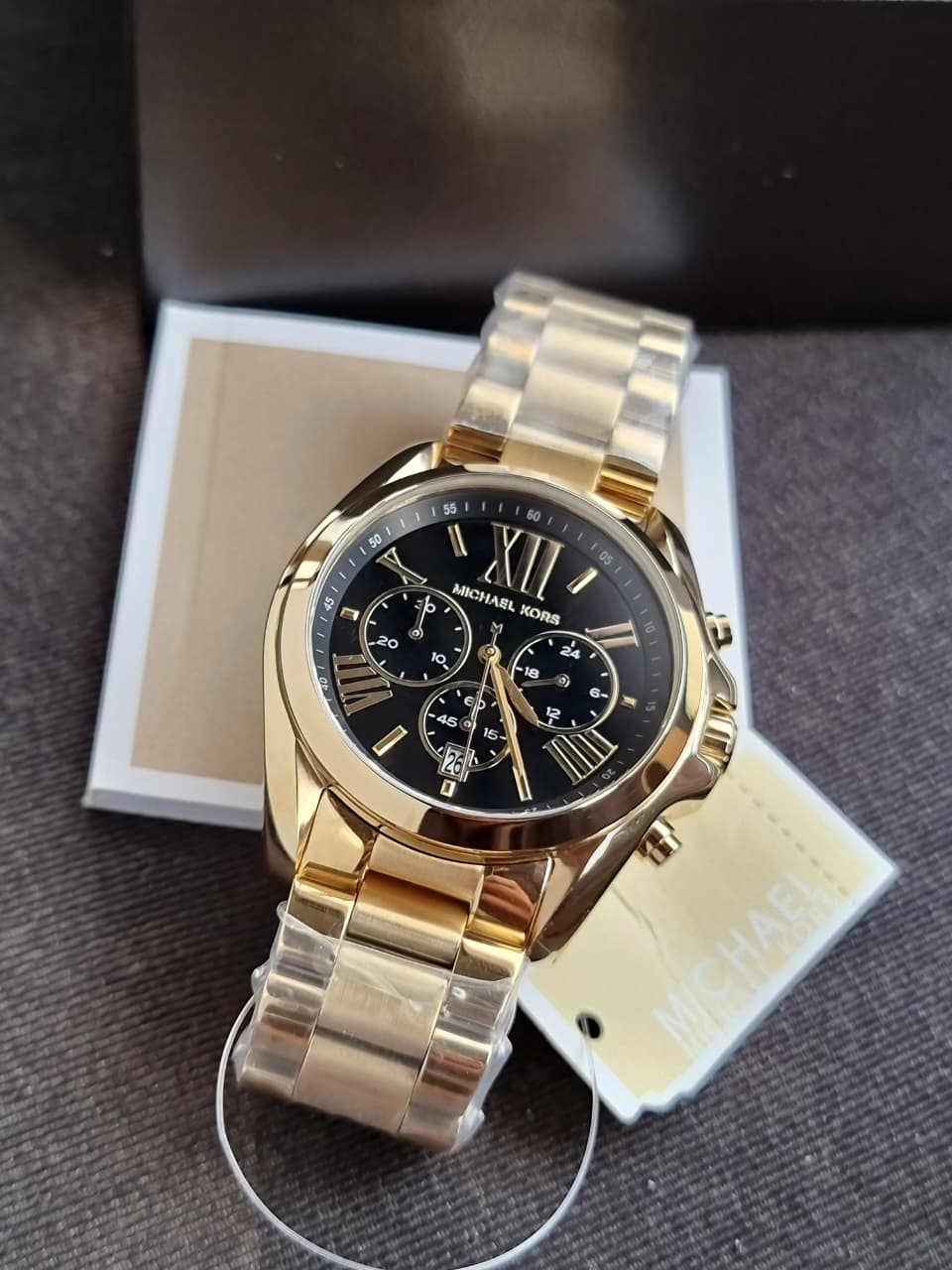 Michael Kors Women’s Chronograph Quartz Stainless Steel Black Dial 43MM Watch MK5739 - Image 2