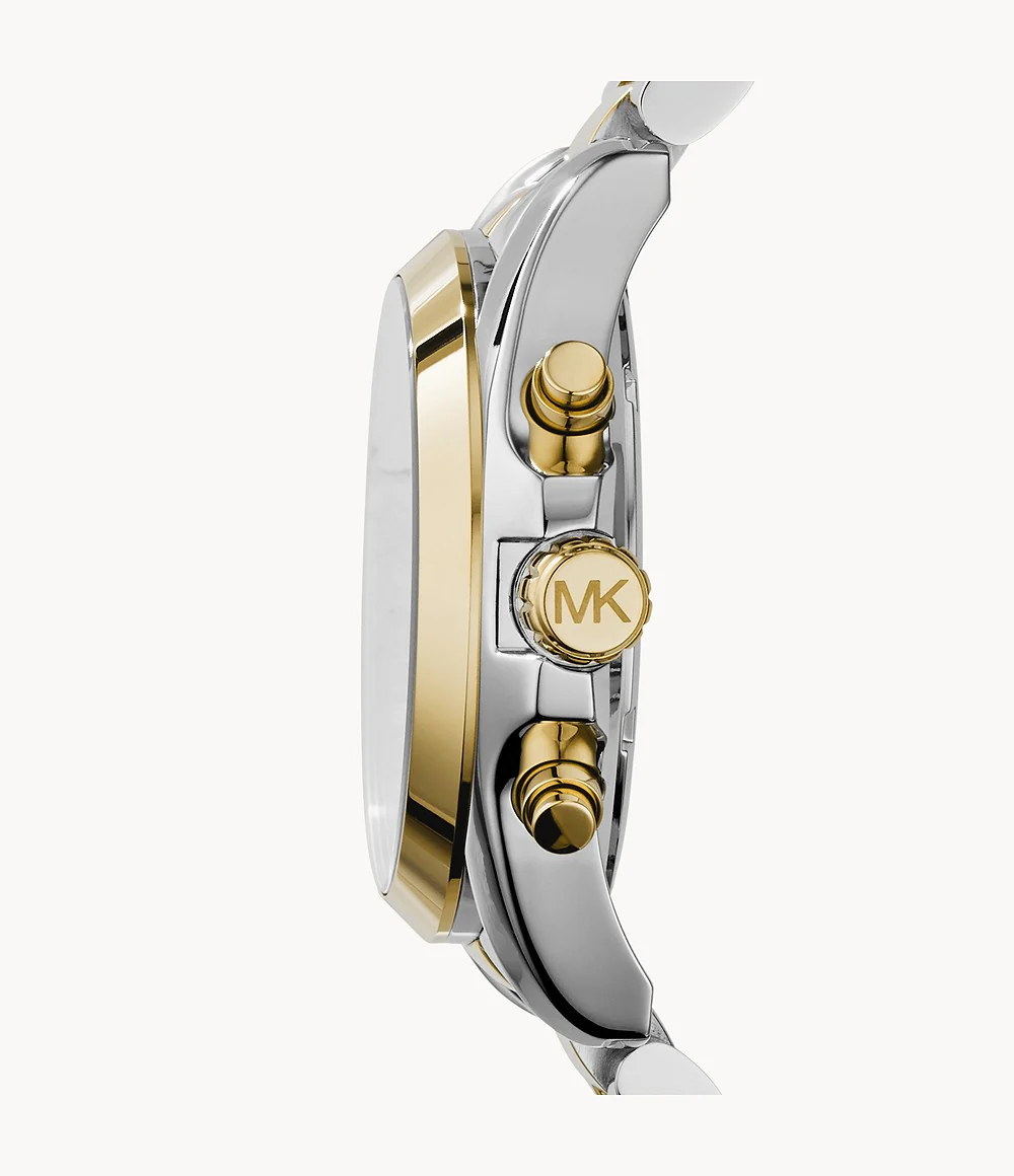 Michael Kors Women’s Chronograph Quartz Stainless Steel Blue Dial 43mm Watch MK5976 - Image 2