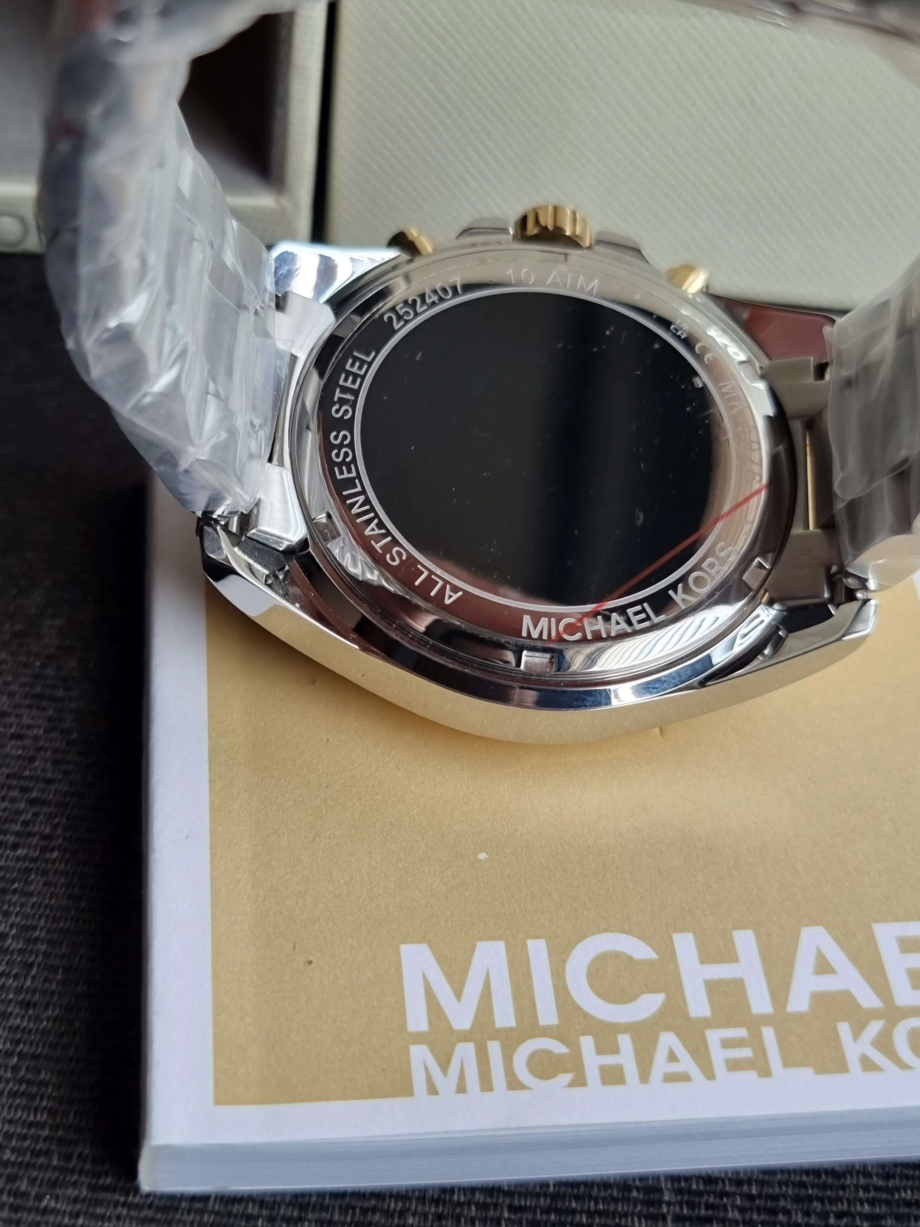 Michael Kors Women’s Chronograph Quartz Stainless Steel Blue Dial 43mm Watch MK5976 - Image 5