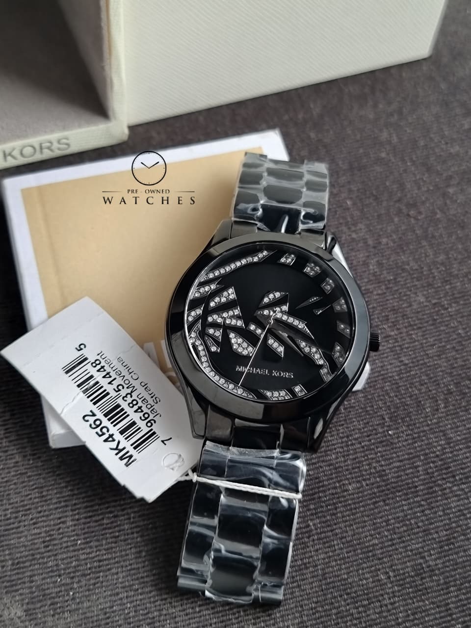 Michael Kors Women’s Quartz Black Stainless Steel Black Dial 42mm Watch MK4562 - Image 5
