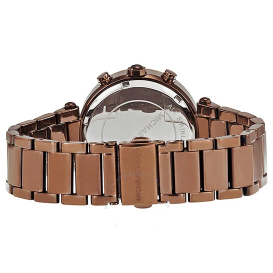 Michael Kors Women’s Quartz Chocolate Stainless Steel Chocolate Dial 39mm Watch MK5578 - Image 3