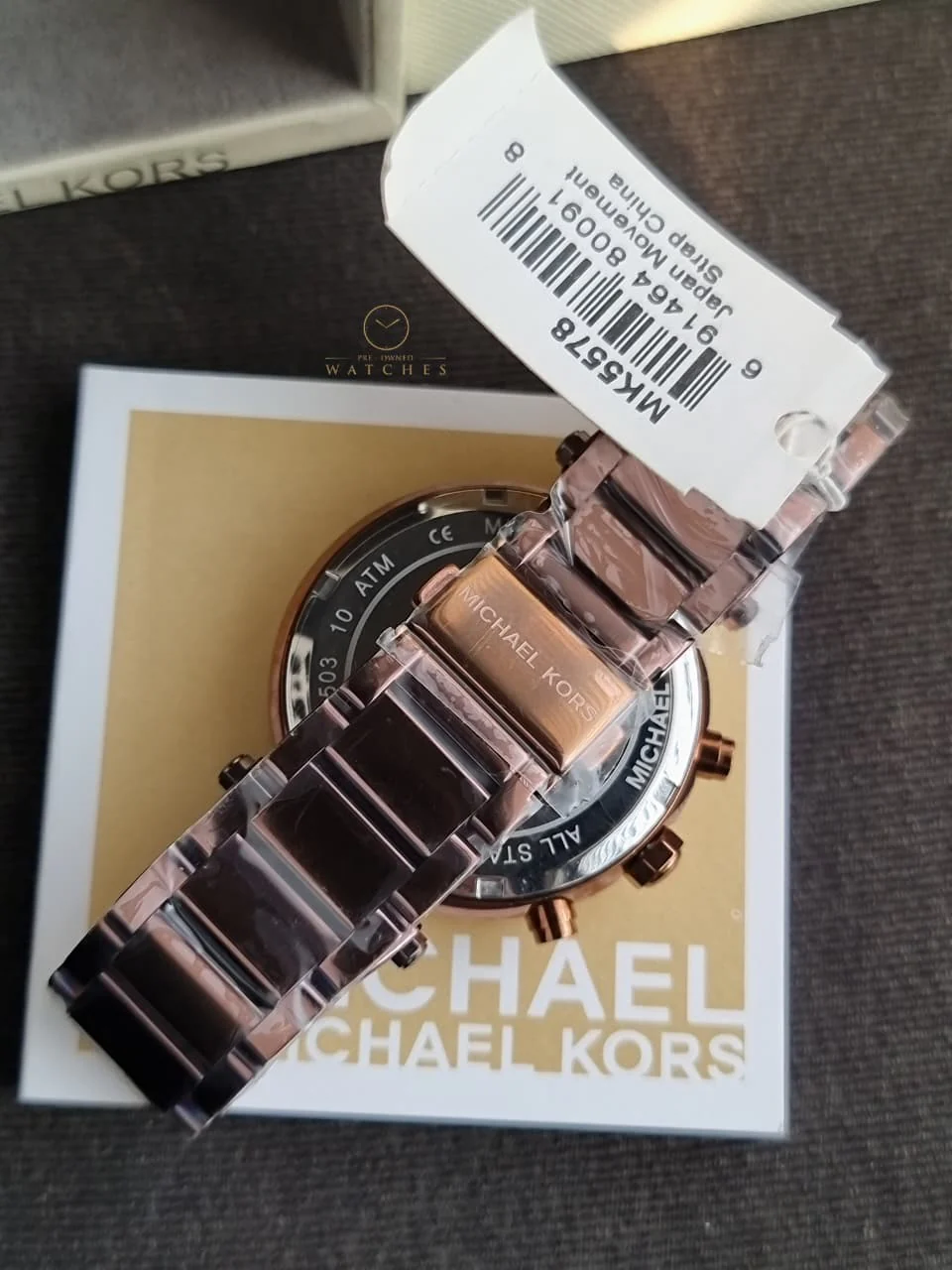 Michael Kors Women’s Quartz Chocolate Stainless Steel Chocolate Dial 39mm Watch MK5578 - Image 7