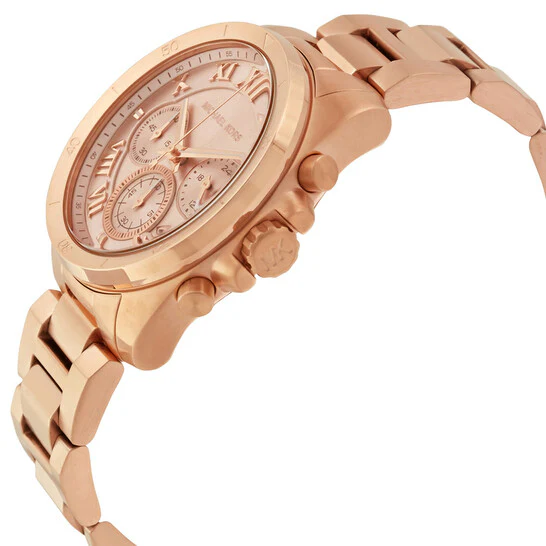 Michael Kors Women’s Quartz Chronograph Stainless Steel Rose Gold Dial 40mm Watch MK6367 - Image 2