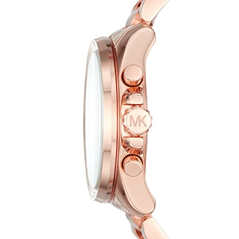 Michael Kors Women’s Quartz Chronograph Stainless Steel Rose Gold Dial 40mm Watch MK6367 - Image 3