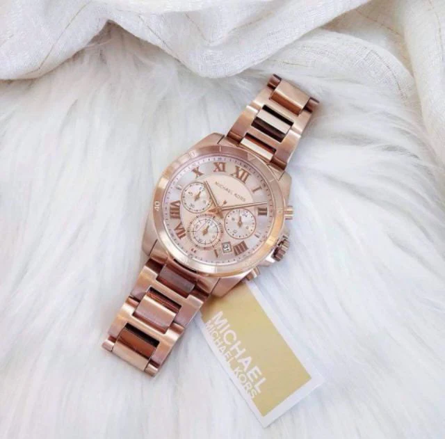 Michael Kors Women’s Quartz Chronograph Stainless Steel Rose Gold Dial 40mm Watch MK6367 - Image 6