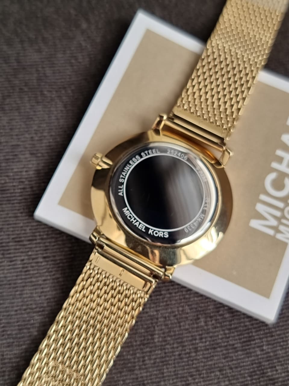 Michael Kors Women’s Quartz Gold Stainless Steel Gold Dial 38mm Watch MK4339 (without Tag ) - Image 4