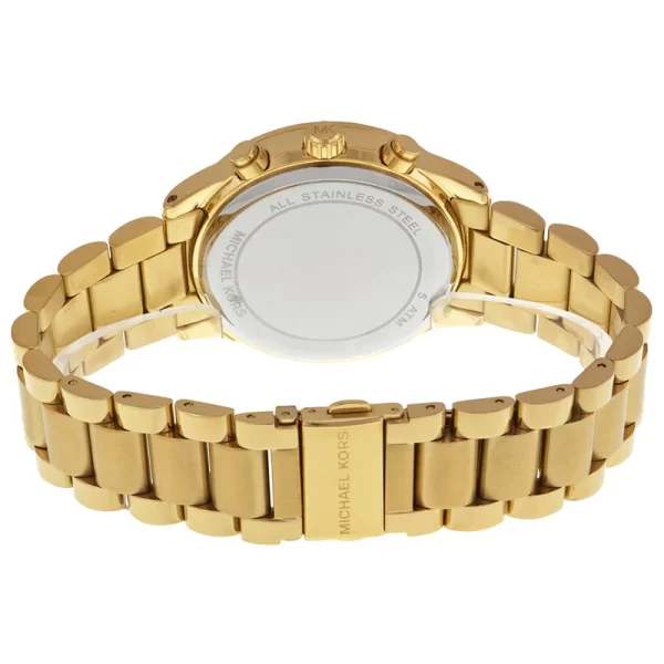 Michael Kors Women’s Quartz Gold Stainless Steel Gold Dial 40mm Watch MK6187 - Image 3
