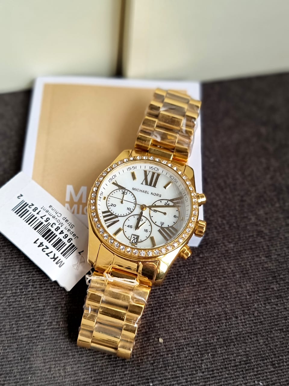 Michael Kors Women’s Quartz Gold Stainless Steel Mother Of Pearl Dial 38mm Watch MK7241 - Image 4