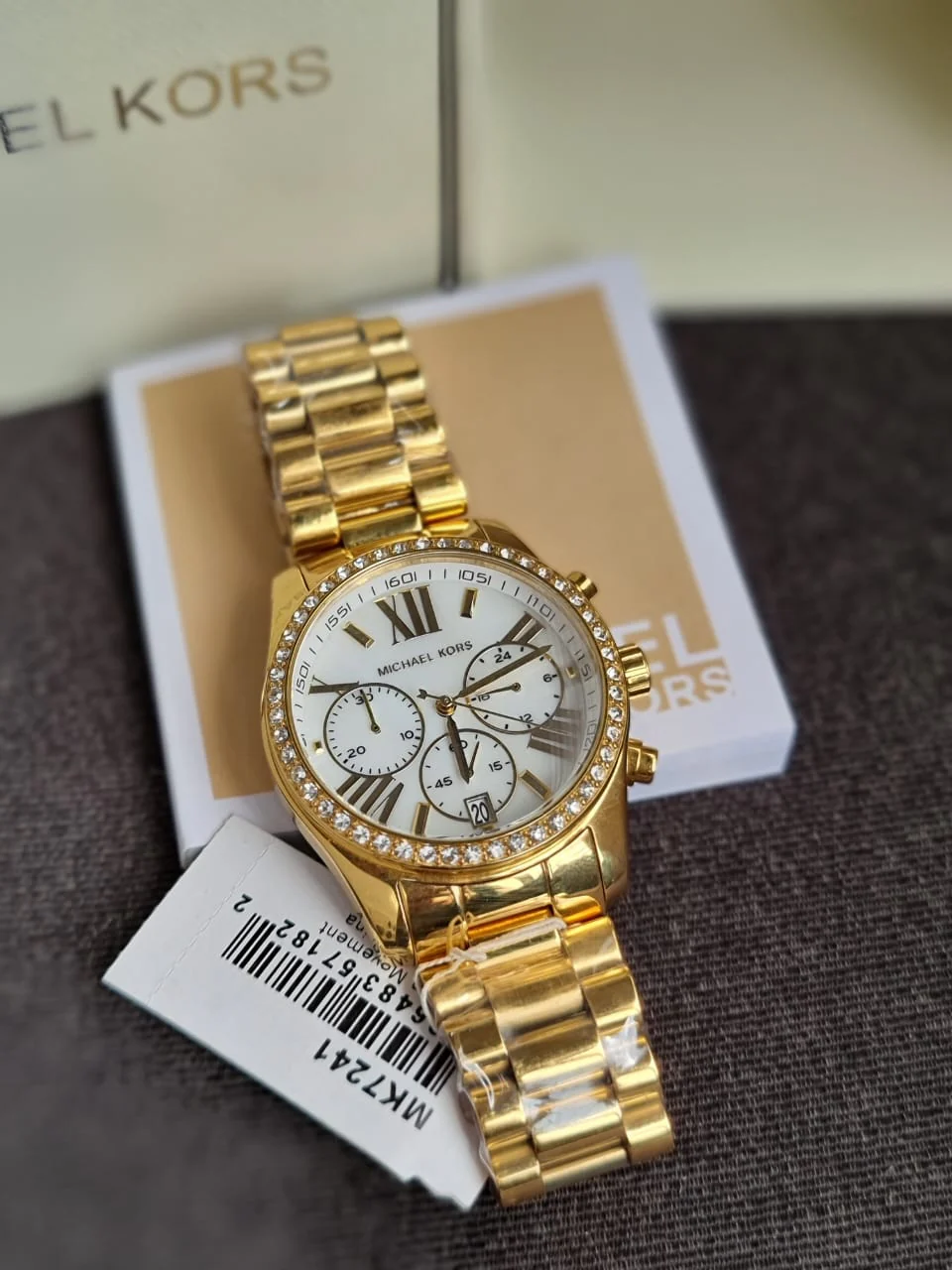 Michael Kors Women’s Quartz Gold Stainless Steel Mother Of Pearl Dial 38mm Watch MK7241 - Image 5