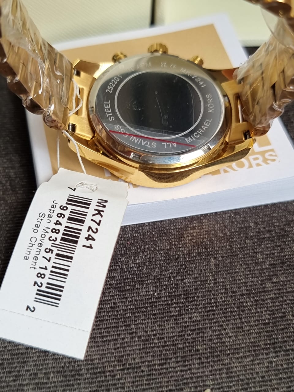 Michael Kors Women’s Quartz Gold Stainless Steel Mother Of Pearl Dial 38mm Watch MK7241 - Image 6