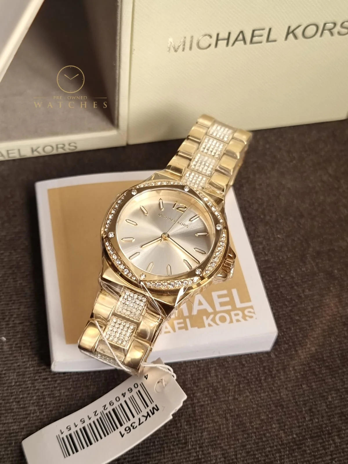 Michael Kors Women’s Quartz Gold Stainless Steel White Dial 37mm Watch MK7361 - Image 5