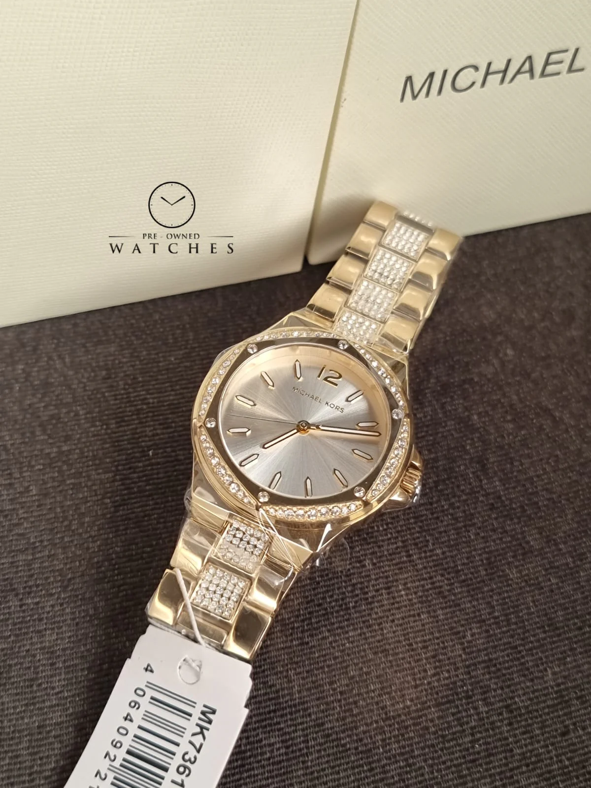 Michael Kors Women’s Quartz Gold Stainless Steel White Dial 37mm Watch MK7361 - Image 6
