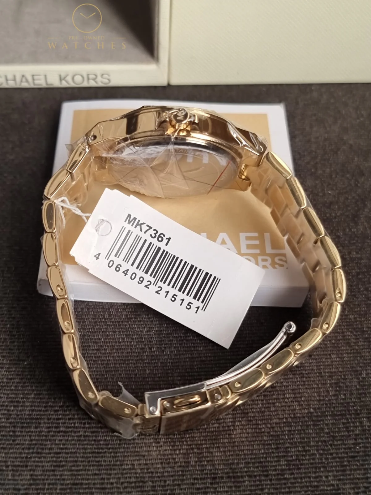 Michael Kors Women’s Quartz Gold Stainless Steel White Dial 37mm Watch MK7361 - Image 9