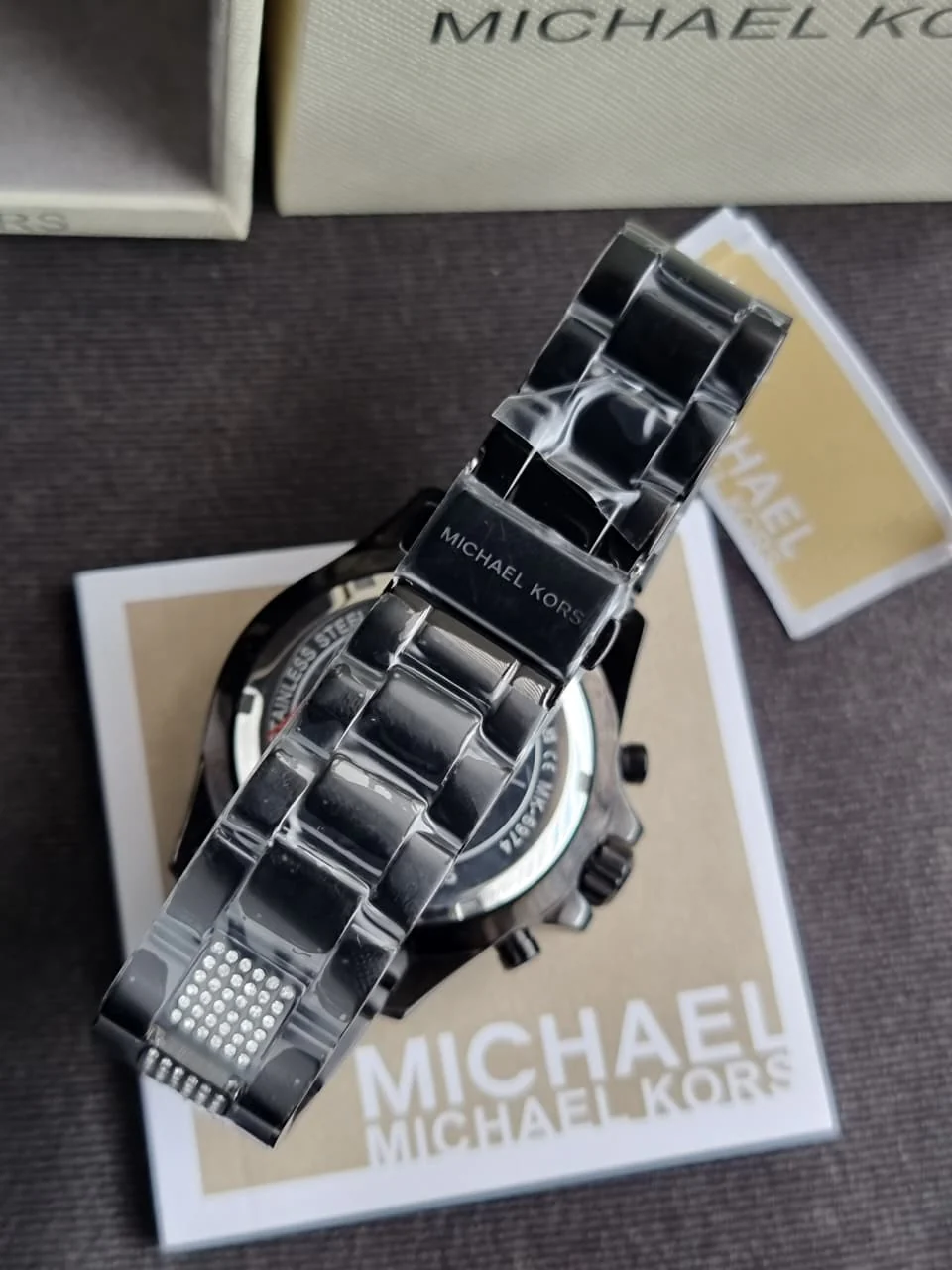 Michael Kors Women’s Quartz Grey Stainless Steel Grey Dial 42mm Watch MK6974 - Image 5