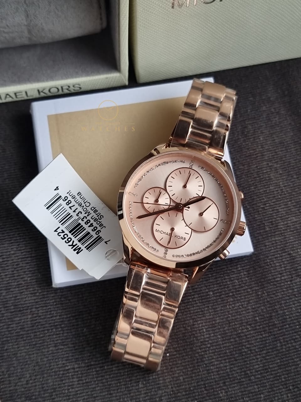 Michael Kors Women’s Quartz Rose Gold Stainless Steel Rose Gold Dial 40mm Watch MK6521 - Image 2