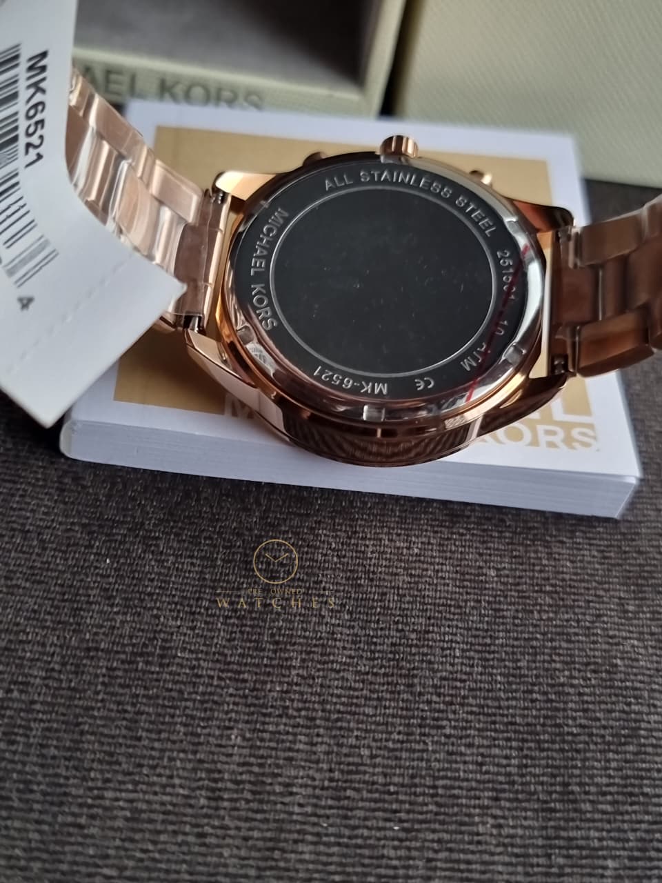 Michael Kors Women’s Quartz Rose Gold Stainless Steel Rose Gold Dial 40mm Watch MK6521 - Image 3