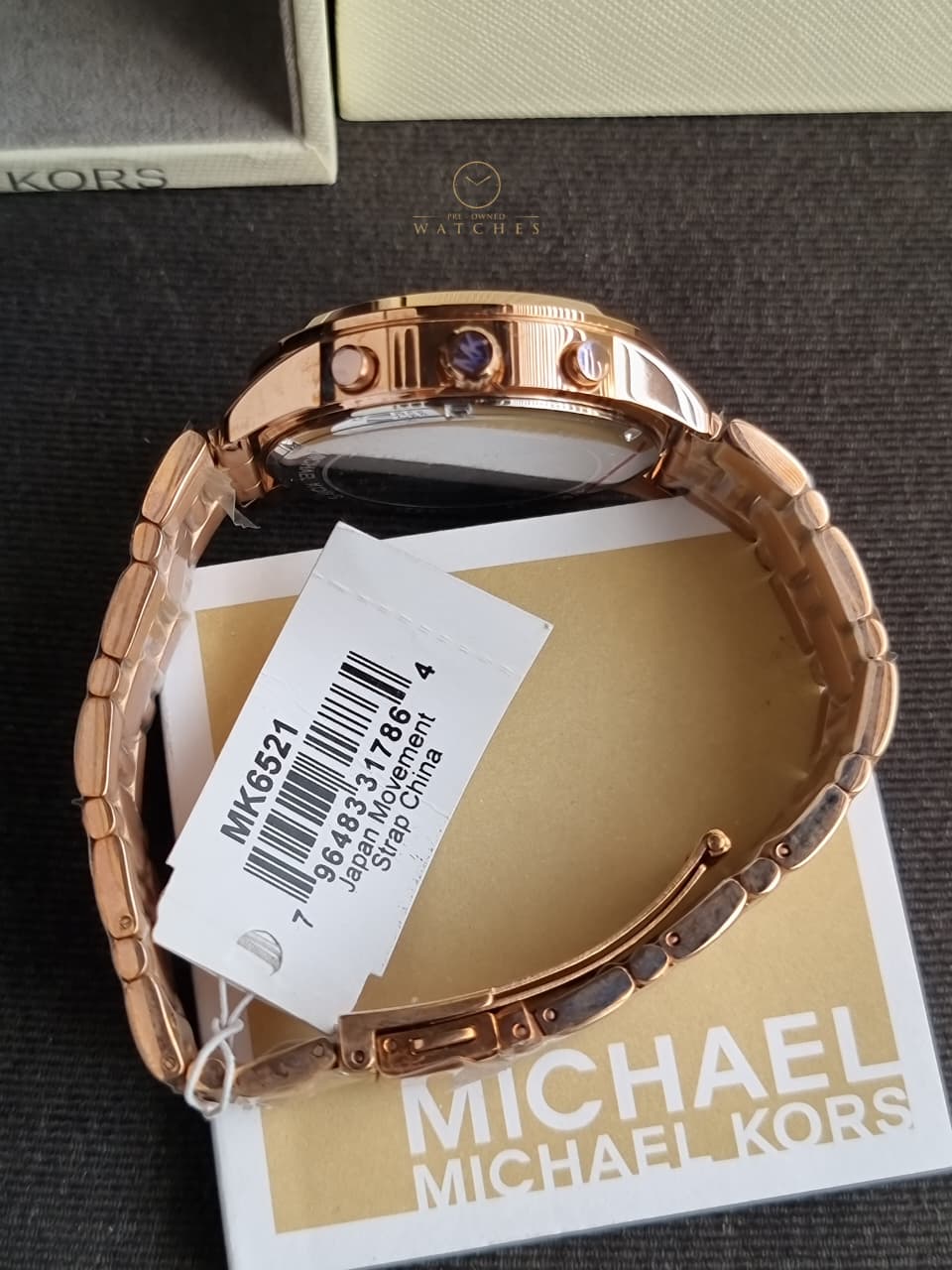Michael Kors Women’s Quartz Rose Gold Stainless Steel Rose Gold Dial 40mm Watch MK6521 - Image 6