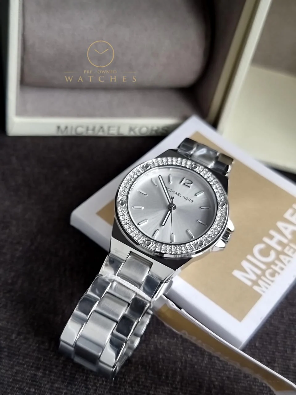 Michael Kors Women’s Quartz Silver Stainless Steel Silver Dial 33mm Watch MK7280 - Image 4