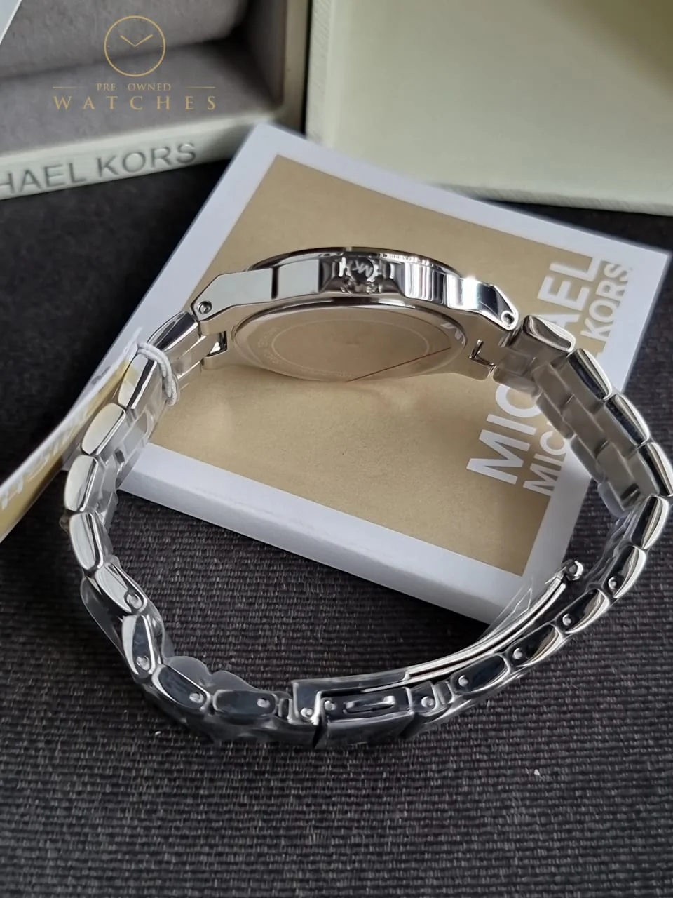 Michael Kors Women’s Quartz Silver Stainless Steel Silver Dial 33mm Watch MK7280 - Image 5