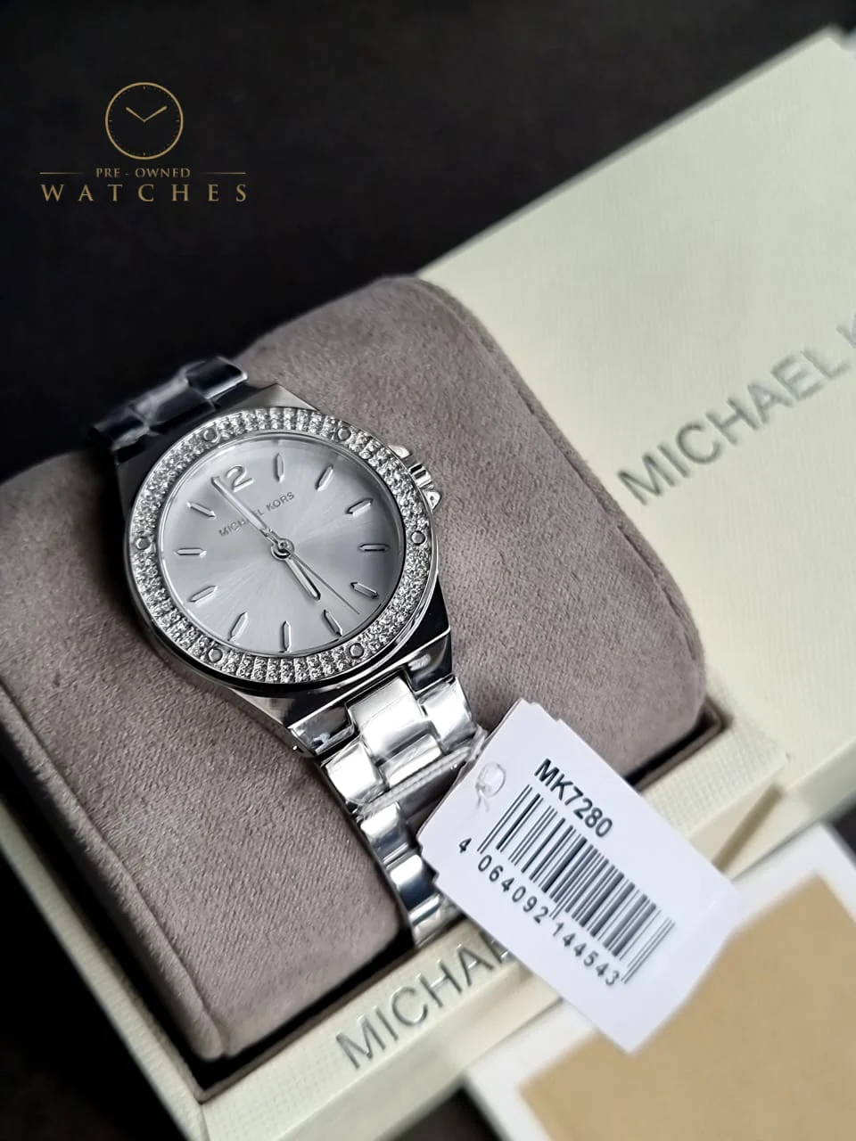 Michael Kors Women’s Quartz Silver Stainless Steel Silver Dial 33mm Watch MK7280 - Image 8
