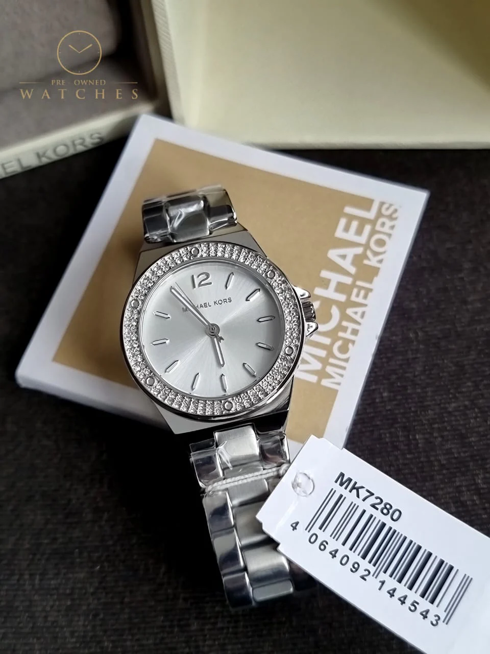 Michael Kors Women’s Quartz Silver Stainless Steel Silver Dial 33mm Watch MK7280 - Image 9