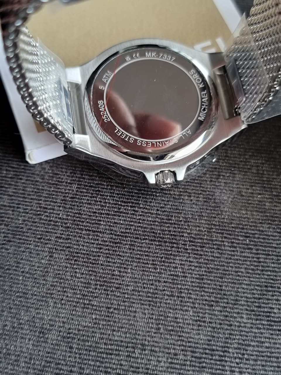 Michael Kors Women’s Quartz Silver Stainless Steel Silver Dial 37mm Watch MK7337 - Image 5